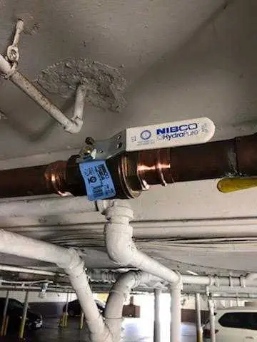 Copper pipe repair and valve work for Backflow Testing in Mettler